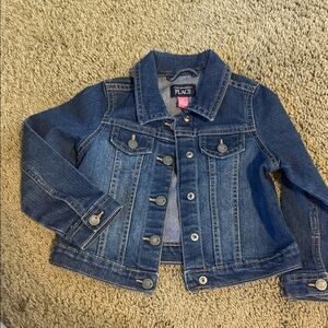 The Children's Place Girls' Blue Denim Jacket - Button Front Jean Coat